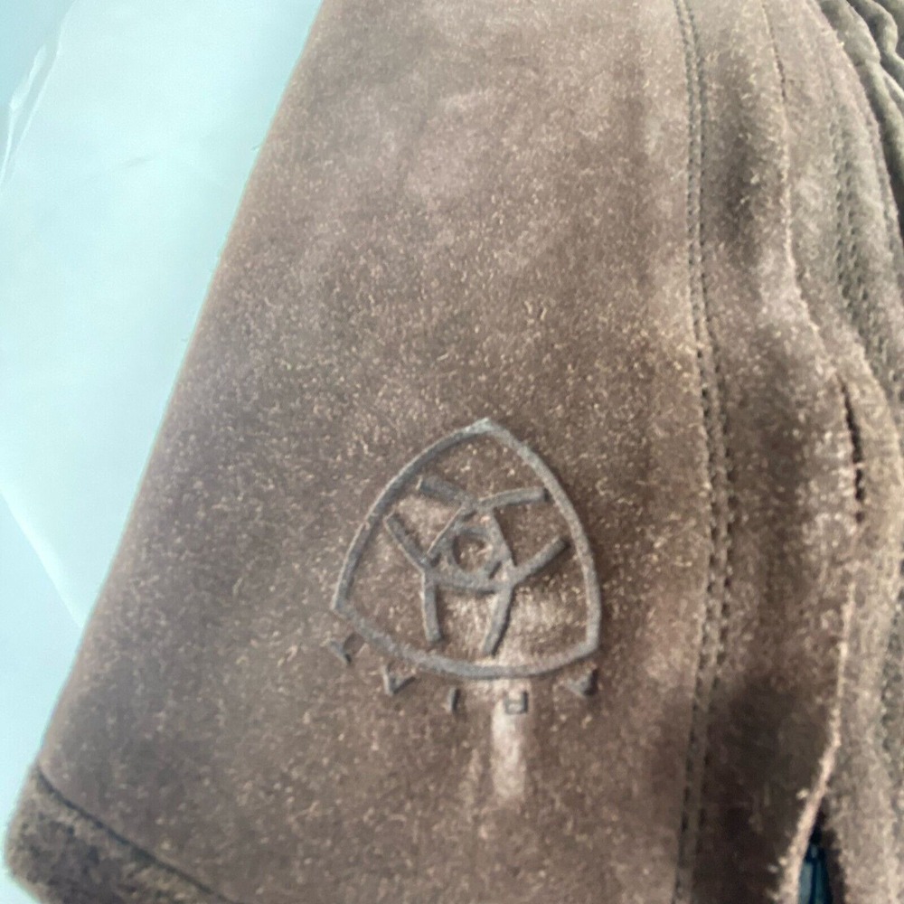 Ariat ‎ Chap Adult Chocolate Brown Suede Gaiters, Size XST.Equestrian - Picture 6 of 10
